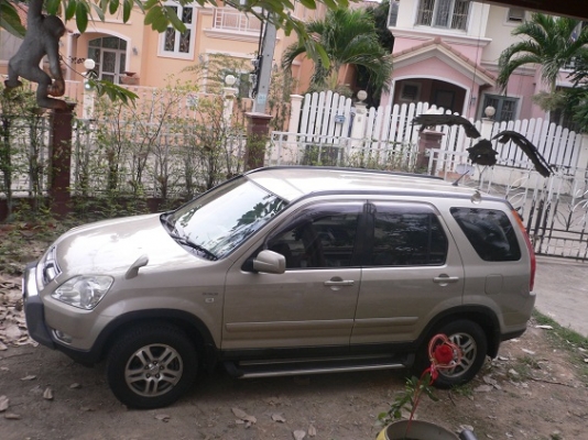 ขายรถ HONDA CRV 2.0 E i-VTEC 4x4 ABS+AIRBAG 2ลูก ปี 2003 ตัวTOPภายในสีเบจ