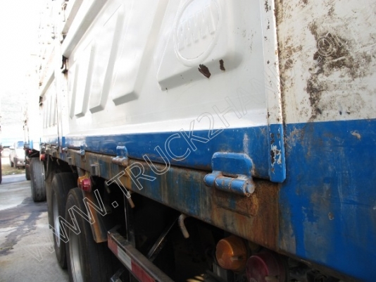 รถบรรทุก 10 ล้อ ยี่ห้อ HINO รุ่น FM8J 260 แรงม้า ติดแก๊ส NGV พร้อมหางสามมิตร (มีทั้งหมด 6 คัน)