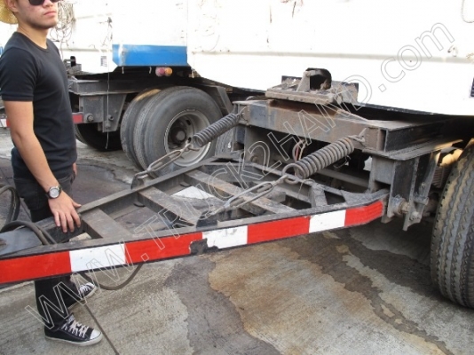 รถบรรทุก 10 ล้อ ยี่ห้อ HINO รุ่น FM8J 260 แรงม้า ติดแก๊ส NGV พร้อมหางสามมิตร (มีทั้งหมด 6 คัน)