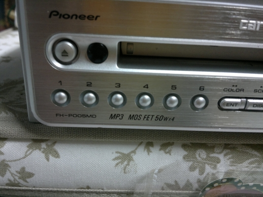 เครื่องเล่นวิทยุCD/Mp3 PIONEER CD/MD/MP3 2DIMM
