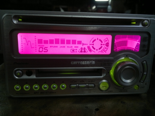 เครื่องเล่นวิทยุCD/Mp3 PIONEER CD/MD/MP3 2DIMM