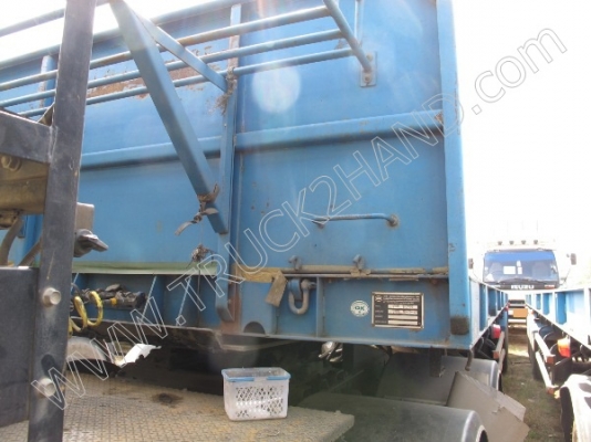 รถบรรทุก 10 ล้อ ยี่ห้อ HINO รุ่น FM8J 260 แรงม้า ติดแก๊ส NGV พร้อมหางพื้นเรียบสามมิตร (มีทั้งหมด 12 คัน)