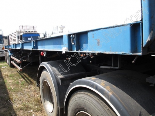 รถบรรทุก 10 ล้อ ยี่ห้อ HINO รุ่น FM8J 260 แรงม้า ติดแก๊ส NGV พร้อมหางพื้นเรียบสามมิตร (มีทั้งหมด 12 คัน)