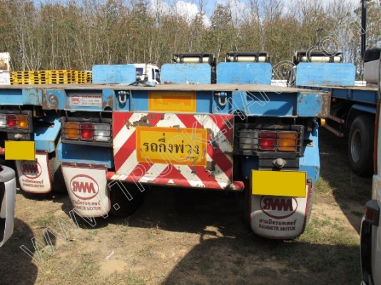 รถบรรทุก 10 ล้อ ยี่ห้อ HINO รุ่น FM8J 260 แรงม้า ติดแก๊ส NGV พร้อมหางพื้นเรียบสามมิตร (มีทั้งหมด 12 คัน)