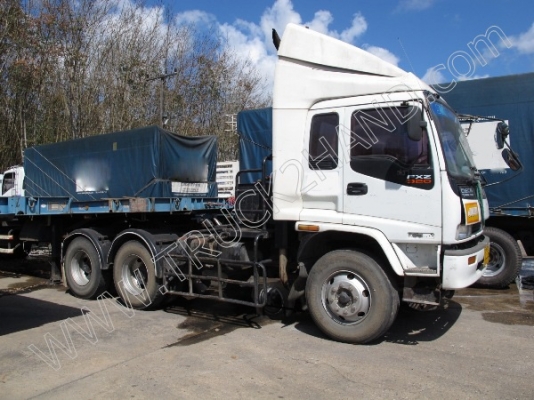 รถบรรทุก 10 ล้อ หัวลาก ยี่ห้อ ISUZU DECA รุ่น GXZ 270 แรงม้า พร้อมหางพื้นเรียบ (มีทั้งหมด 7 คัน)