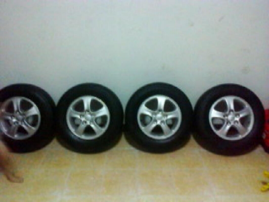 ไททัล15ป้ายแดงพร้อมยางบิดโตน20570R15ดูราวิดปี12