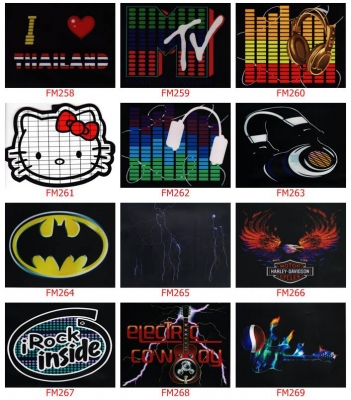 .ไฟแดนซ์กระพริบขึ้นลงตามเสียงเพลง มีหลายขนาดหลายราคาและหลากหลายแบบ ติดรถยนต์ มอไซค์ เสื้อผ้า ฝาห้อง และ ใช้งานอื่นๆตามที่ต้องการคร้าบ ติดตั้งง่ายสีสันสวยงามคร้าบ สนใจสอบถามได้คร้าบ0817915677ราคาเริ่มต้นที่280-