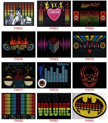 .ไฟแดนซ์กระพริบขึ้นลงตามเสียงเพลง มีหลายขนาดหลายราคาและหลากหลายแบบ ติดรถยนต์ มอไซค์ เสื้อผ้า ฝาห้อง และ ใช้งานอื่นๆตามที่ต้องการคร้าบ ติดตั้งง่ายสีสันสวยงามคร้าบ สนใจสอบถามได้คร้าบ0817915677ราคาเริ่มต้นที่280-