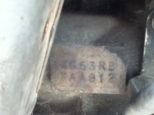 ขายเครื่องยนต์ Mitsu 4G63  แคมเดียว พร้อมเกียร์ AT ถูกๆๆๆๆ