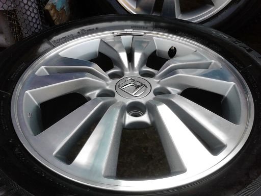 Honda Accord G8ขอบ 16-5-114.3 กว้าง 6.5 ออฟ50 พร้อมยางบริดสโตน Honda Accord G8ขอบ 16-5-114.3 กว้าง 6.5 ออฟ50 พร้อมยางบริดสโตน