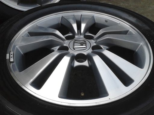 Honda Accord G8ขอบ 16-5-114.3 กว้าง 6.5 ออฟ50 พร้อมยางบริดสโตน Honda Accord G8ขอบ 16-5-114.3 กว้าง 6.5 ออฟ50 พร้อมยางบริดสโตน