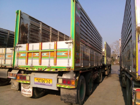 ขายรถพ่วง 24 ล้อ 2 เพลา กระบะเนียมคอกเกษตรดั้ม ISUZU FXZ DECA 320 ปี.49 รถสวยมี 4 พ่วง จัดไฟแนนร์ได้