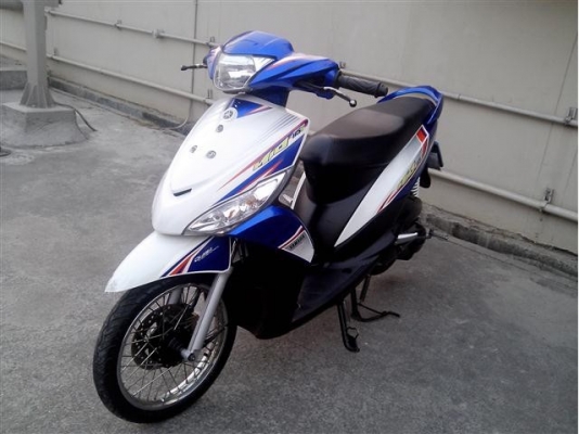 mio 115 I ปี 55 สีน้ำเงิน ขาว  หัวฉีด ประหยัดน้ำมัน เครื่องเดิม แน่นๆ