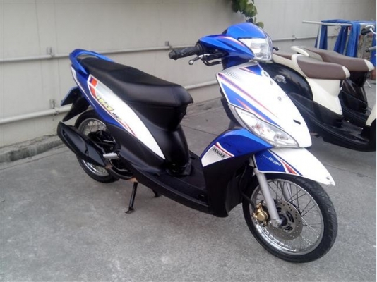 mio 115 I ปี 55 สีน้ำเงิน ขาว  หัวฉีด ประหยัดน้ำมัน เครื่องเดิม แน่นๆ