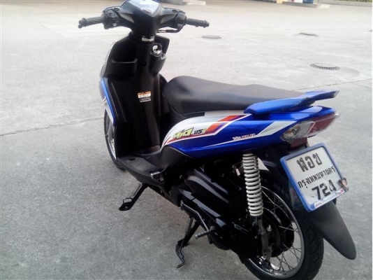 mio 115 I ปี 55 สีน้ำเงิน ขาว  หัวฉีด ประหยัดน้ำมัน เครื่องเดิม แน่นๆ