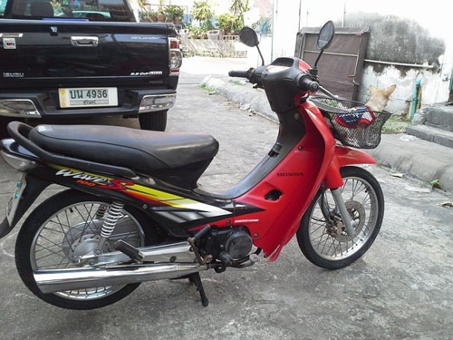 wave 100 ปี 47 สีแดง รถบ้าน เครื่องเดิมๆ แน่นๆ ราคาเบาๆ