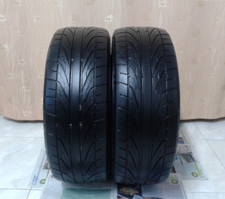 ยาง,195/55R15 DUNLOP DZ101ปี12คู่นึง