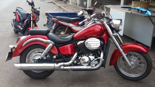 มาใหม่คับ ขาย HONDA SHODOW CLASSIC 400CC ทะเบียนพร้อมโอนนอก ราคา 115000บาท สนใจติดต่อ 081-0578282
