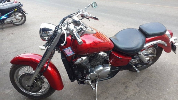 มาใหม่คับ ขาย HONDA SHODOW CLASSIC 400CC ทะเบียนพร้อมโอนนอก ราคา 115000บาท สนใจติดต่อ 081-0578282