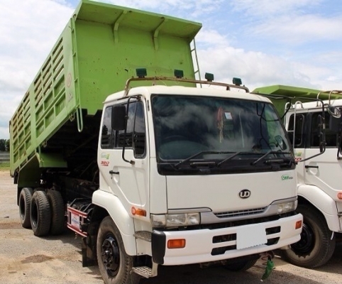 ขายรถบรรทุกสิบล้อดั๊มพ์ NISSAN UD EURO2 เครื่อง 320 แรง ปี 49 กระบะเหล็ก