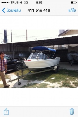 ขายเรือkimple4.00. เครื่องฮอนเด๊ก40