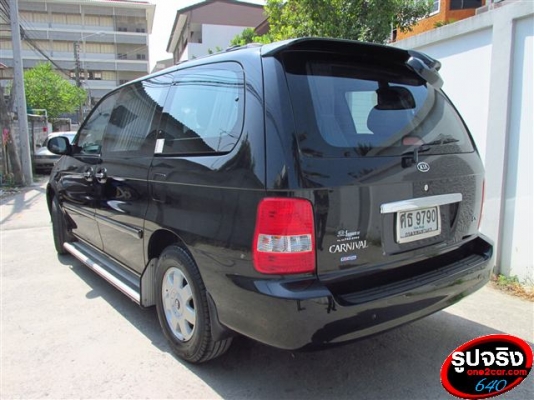 KIA CARNIVAL 2.5 GS สีดำ รถสวย พร้อมใช้ วิ่งน้อย