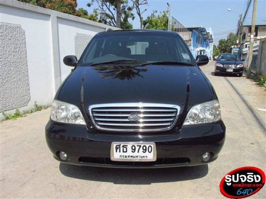 KIA CARNIVAL 2.5 GS สีดำ รถสวย พร้อมใช้ วิ่งน้อย