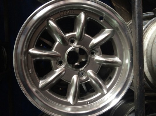 ล้อกล้วย 13x5  ของใหม่ 4รู114  1ชุด