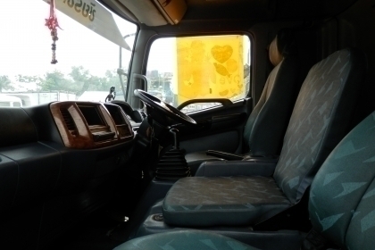 6ล้อช่วงยาว ตู้แห้งประตู10บานยาว7.40ม  HINO MEGA FGปี50