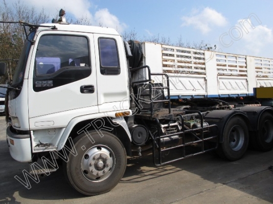 รถบรรทุก 10 ล้อ ยี่ห้อ ISUZU DECA รุ่น GXZ 270 แรงม้า EURO2 พร้อมหางพื้นเรียบ