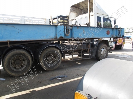 รถบรรทุก 10 ล้อ ยี่ห้อ ISUZU DECA รุ่น GXZ 270 แรงม้า EURO2 พร้อมหางพื้นเรียบ