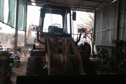 รถตักล้อยาง MITSUBISHI WS500 ตักใด้คั้งละ1คิว เก่านอก