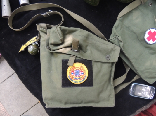 กระเป๋าทหาร USA.ใหม่กริ๊บๆสีเขียวๆไม่มีซีดไม่มีตำหนิสภาพ99\%