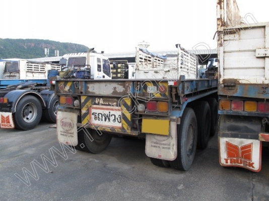 รถบรรทุก 10 ล้อ  ยี่ห้อ ISUZU รุ่น GXZ  EURO2  270 แรงม้า   พร้อมหางพื้นเรียบ