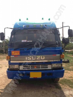 รถบรรทุก 10 ล้อ ยี่ห้อ ISUZU 240 แรงม้า พร้อมหางพื้นเรียบ