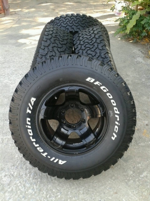 ขายยาง BF ALL 31 R15 พร้อมล้อ