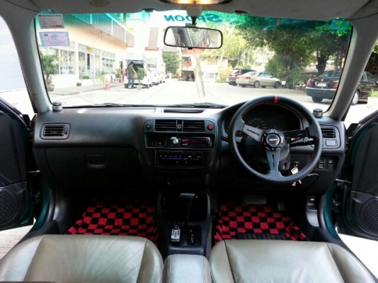 ขายEK MINOR CHANGเครื่องVTECตืดLPGหัวฉีด เบาะหนังแท้ ล้อEVOดิส4ล้อ ท่อJS รถสวยมาก พร้อมใช้งาน