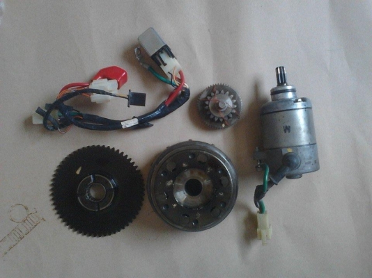 ขาย สตาร์ทมือ เวฟ 125 S ครบชุด