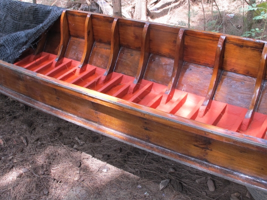 ขายเรือ -3 วา ไม้สัก วางเครื่องได้