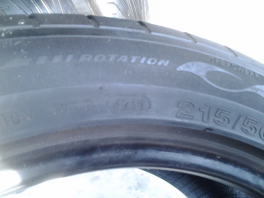 ยาง  215/50/17  ปี 11  นุ่มๆ ดอกหนาๆ