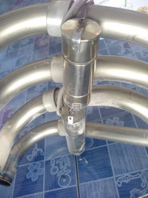 ขายท่อ yoshimora Cyclone Exhaust Systemไทเทเนียม  ใส่  sf400 ปี 93-98 . 0954933733 บริการจัดส่งทั่วประเทศครับ......