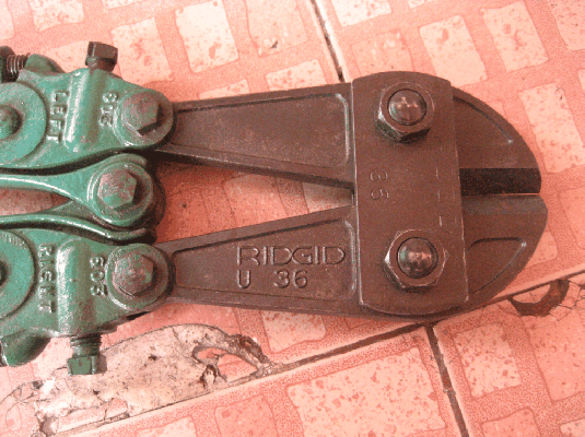 ขายกรรไกรตัดเหล็ก 36mm. RIDGID Made in japan.
