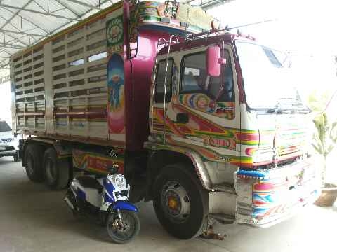 Isuzu Deca  320 แรง ปี 51 แม็กโหลดตัว 3 ลูกสามคานแท้ อู่สหกิจ ยาว 7 M สูง 2 M