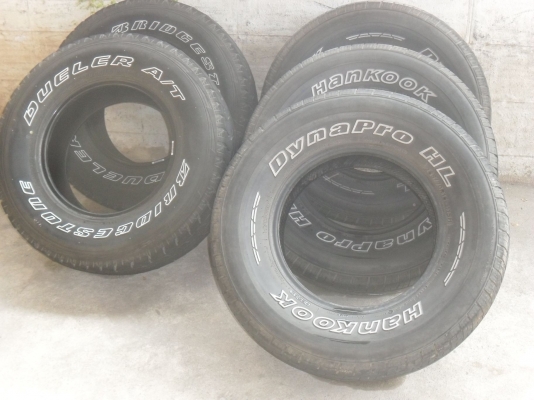 ยาง 265/70R16 สวยๆ 5 เส้น ราคา 2400 บาท