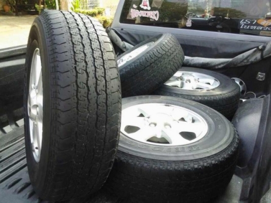 ขายล้อแม็กติดรถ ISUZU MU7 ขอบ 16" พร้อมยาง