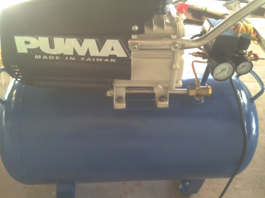 ขายปั้มลมโลตารี่puma3hp50ลิตร