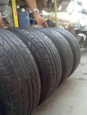 ขายte37 ขอบ15 4/100/114.3น8ล9 พร้อมยางบริสโตน 185/55/15 ปี10 90\%