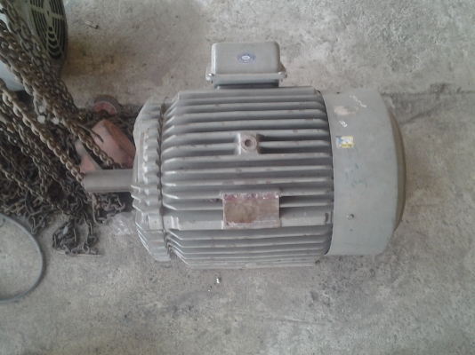 ขาย !! มอเตอร์ 25hp. 380v. รอบ 1400 ยี่ห้อ มิตซูบิชิ พร้อมใช้งาน สภาพเดิม