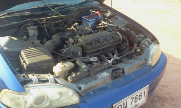 ขาย honda civic 4ประตู รถปี93 เครื่องหัวฉีดติดแก็สlpg  รถใช้งานทุกวัน (แถมแก็สเต็มถังฟรี !!)