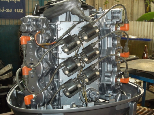 เครื่องเรือ yamaha 220 AET  ราคาแบบสุดคุ้มไปเลย 75,000